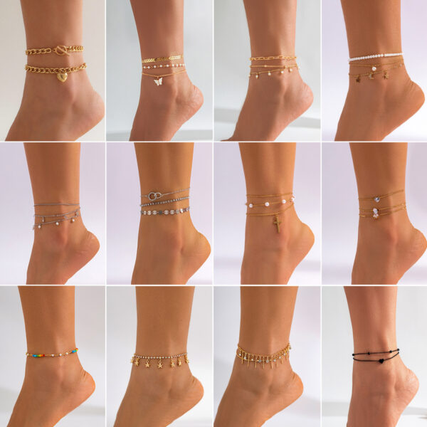 Beach Star Tassel Ankle Ring Simple Foot Ornaments - Image 3