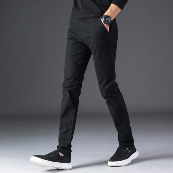 Casual Trousers Slim Fit Straight Men - Image 7