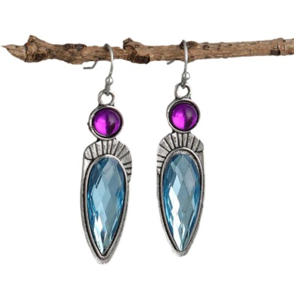 Vintage Moonlight Stylish Pendant Earrings - Image 2