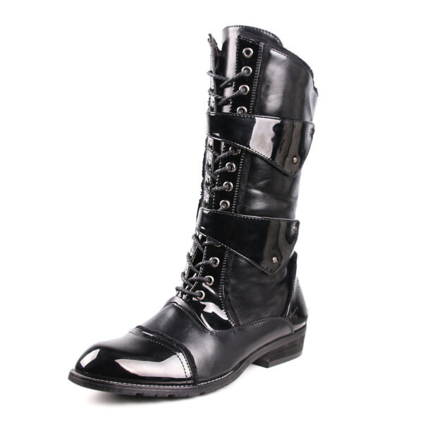 High Leg Boot Men's Korean Style Trendy Unique Fashion - Image 2